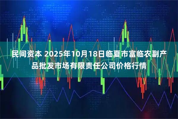 民间资本 2025年10月18日临夏市富临农副产品批发市场有限责任公司价格行情
