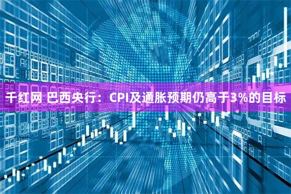 千红网 巴西央行：CPI及通胀预期仍高于3%的目标